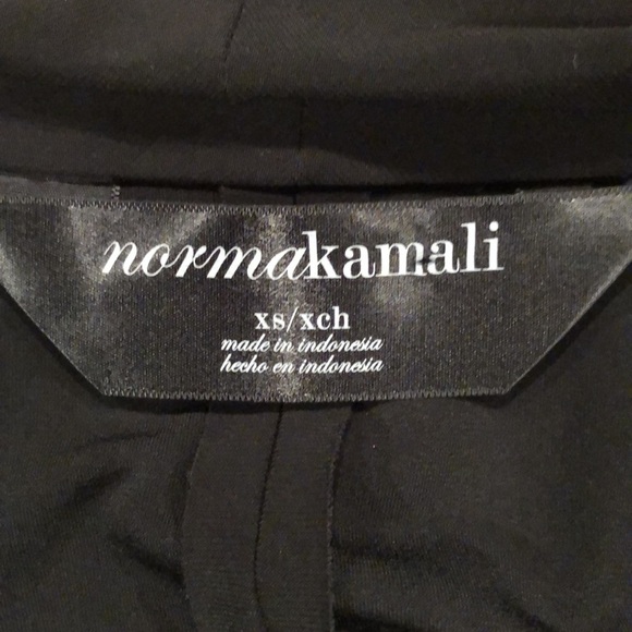 Norma Kamali Black Sleeveless Side Drape Dress-Size XS - Picture 4 of 6